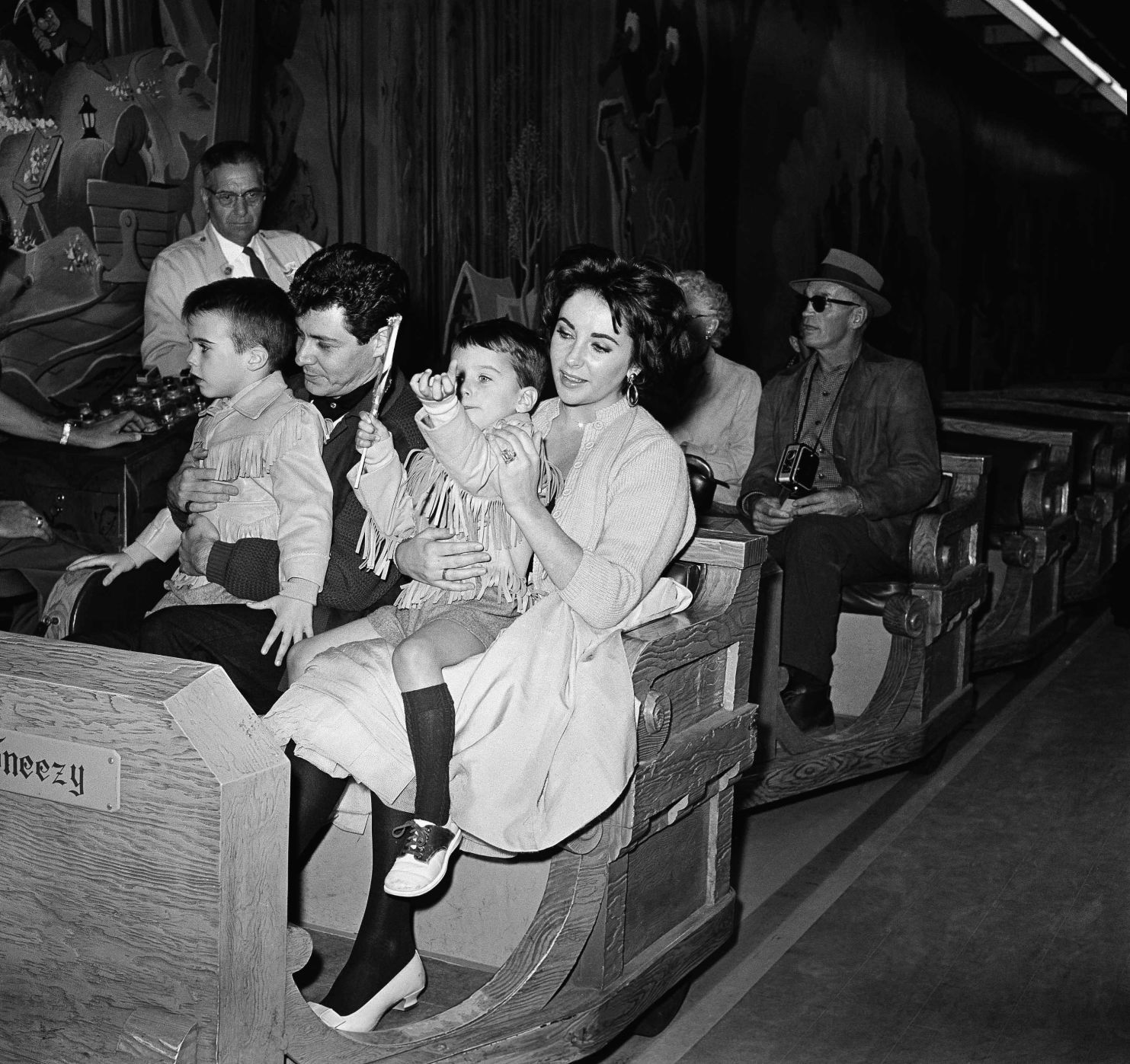 1959: Elizabeth Taylor with Eddie Fisher
